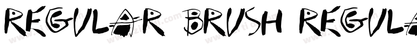 Regular Brush Regula字体转换